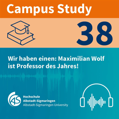 episode Campus Study 38 | Professor des Jahres: Maximilian Wolf artwork