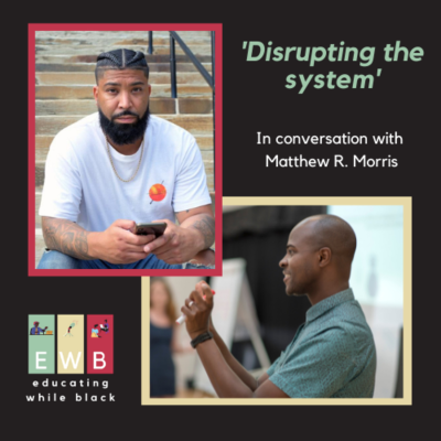 episode 'Disrupting the System', In conversation with Matthew artwork