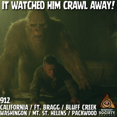 episode Sasquatch Crawled Behind Him! | California artwork