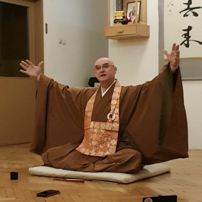 episode [Deutsch/German] Dharmavortrag im Bodhidharma Zendo Wien, 8. März 2023 Chigan Rōshi artwork