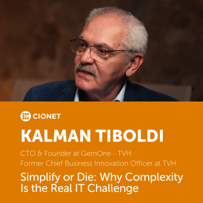 episode Kalman Tiboldi - Founder at GemOne-TVH - Why Complexity Is the Real IT Challenge artwork