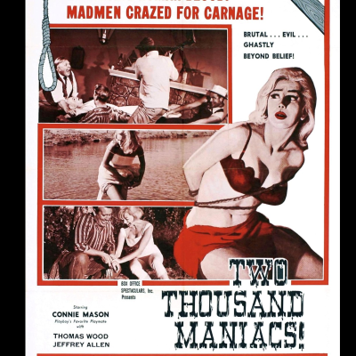 episode Icky Ichabod’s Weird Cinema #163 Two Thousand Maniacs! 1964 artwork