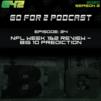 episode Episode 24: NFL Week 1&2 Review - BIG 10 Prediction artwork