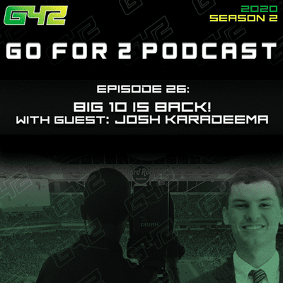 episode Episode 26: Big 10 is back! - With Guest: Josh Karadeema artwork