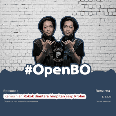 episode Kemurnian roko diantara himpitan asap profan bersama adul sebagey al-el Graphic Bastard artwork