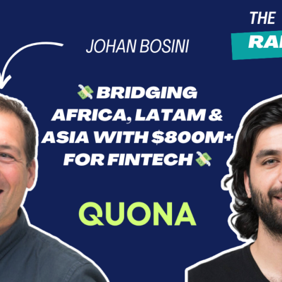 episode RCP #4 Bridging Africa, LatAm & Asia with $800m+ for fintech, with Johan Bosini [Quona Capital] artwork