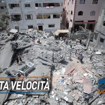 episode Un grido dalla piazza di Roma per Gaza: fermate il criminale di guerra Netanyahu artwork