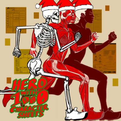 episode Hero with a Thousand Character Sheets Session 5: Santa Showdown artwork