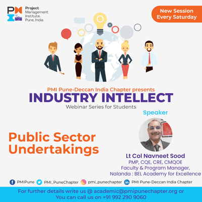 episode PMI Pune Deccan India Chapter Industry Intellect Episode-5: Public Sector Undertakings(PSU) artwork