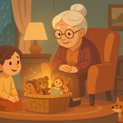 episode Oma Lottes Geschichtenkorb | „Gute Nacht“-Geschichte artwork