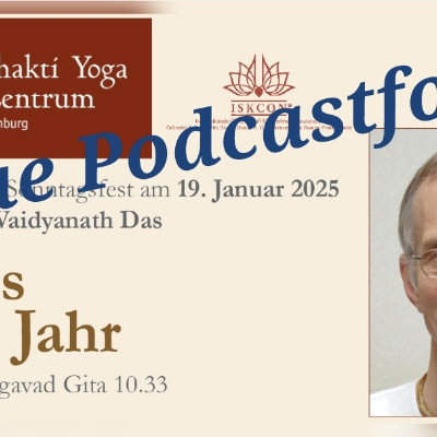episode Frohes Neues Jahr – Vortrag zu Bhagavad Gita 10.33 von Vaidyanath Das artwork