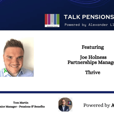 episode TALK Pensions & Benefits UK S1 Ep 2 Joe Holness artwork