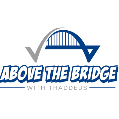 Above the bridge