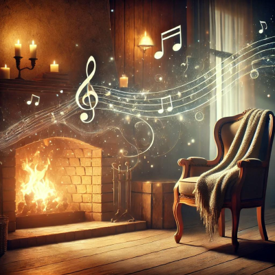 episode 😴🔥🎵 CRACKLING Fire and CALM Music Reduce ANXIETY artwork