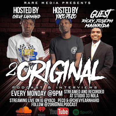 episode 2 Original Podcast Ep. #58 Guest Ricky "Main Rida" Joseph artwork