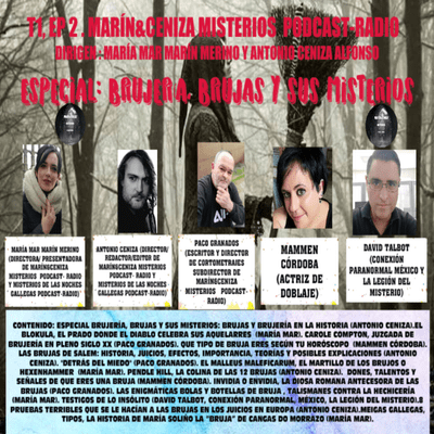 episode Marín&ceniza misterios podcast-radio t1, ep2 : especial brujería, brujas y sus misterios artwork