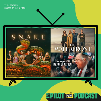 episode The Waterfront, Trainwreck, The Snake artwork