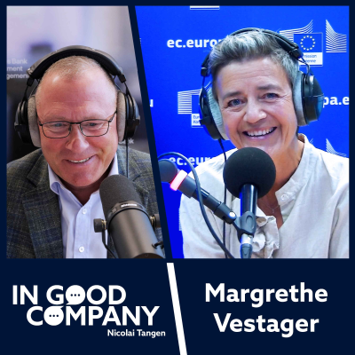 episode Commissioner Margrethe Vestager: EU’s Top Regulator on Big Tech, Competition, and the Future of AI artwork