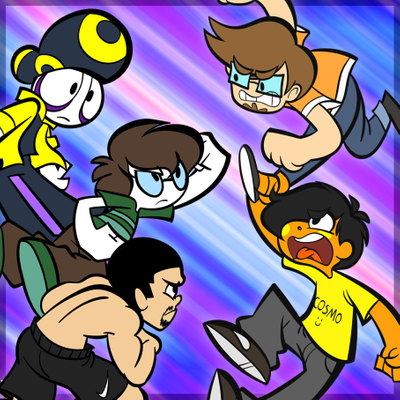 episode TOON CLASH - Nicktoons - My Life as a Teenage Robot vs Danny Phantom artwork