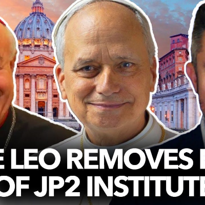 episode 1216: Pope Leo XIV removes controversial Head of John Paul II Institute – Dr Taylor Marshall artwork