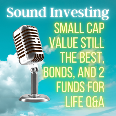 episode Small cap value still the best , bonds and 2 funds for life Q&A artwork