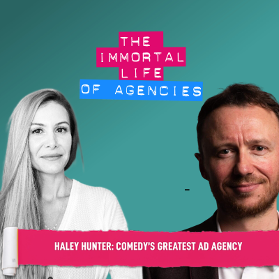 episode Party Land's Co-Founder: Comedy’s greatest ad agency – Haley Hunter artwork
