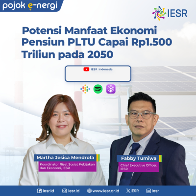 episode Potensi Manfaat Ekonomi Pensiun PLTU Capai Rp1.500 Triliun pada 2050 artwork