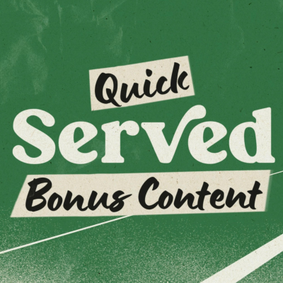 episode QUICK SERVED: US Open Day 7 - Zverev Falls, Sinner Dominates, Gauff/Osaka Collision Course, & more artwork