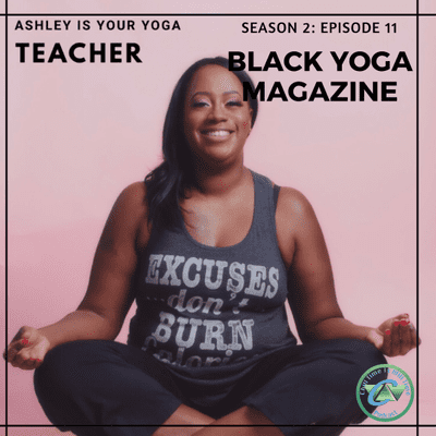 episode Ashley Adams and Black Yoga Magazine artwork