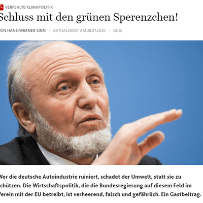 episode Folge 1 - Hans-Werner Sinn und seine Liebe zu Verbrennungsmotoren artwork