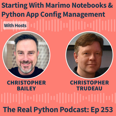 episode Starting With marimo Notebooks & Python App Config Management artwork
