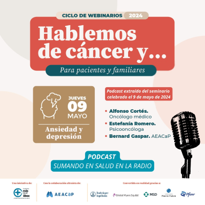 episode Hablemos de cáncer y... depresión y ansiedad artwork