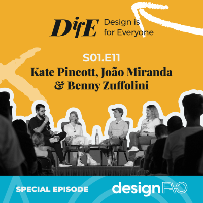 episode Live @ designFAO w/ Kate Pincott, João Miranda & Benny Zuffolini - Dealing with Design in a Post-Democratization Era artwork