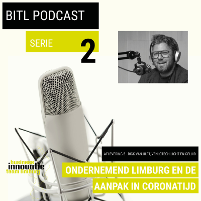 episode SO2 Podcast Ondernemend Limburg en de aanpak van VenloTech Licht en Geluid in coronatijd artwork