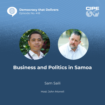 episode 418 - Business and Politics in Samoa with Sam Saili artwork