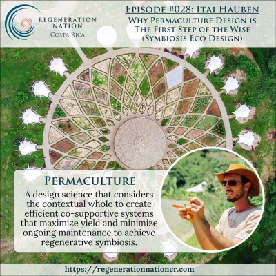 episode 028 Itai Hauben: Why Permaculture Design is The First Step of the Wise (Symbiosis Eco Design) artwork