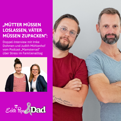 „Mütter müssen loslassen, Väter müssen zupacken“: Interview mit Imke und Judith von "Mamsterrad" über Familienstress