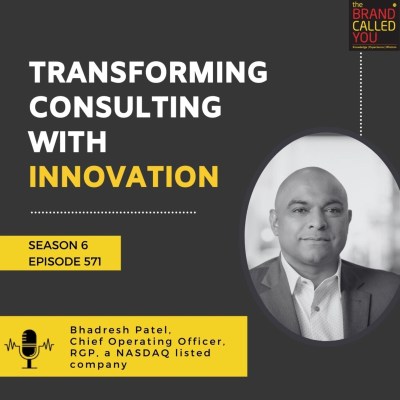 episode Transforming Consulting with Innovation | Bhadresh Patel, Chief Operating Officer, RGP, a NASDAQ listed company artwork