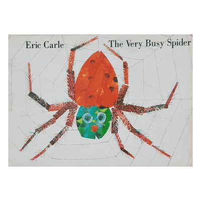 episode Xander reads The Very Busy Spider by Eric Carle artwork