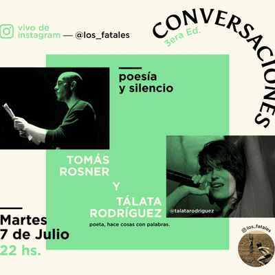 episode Poesía y silencio (Tomás Rosner conversa con Tálata Rodríguez) artwork