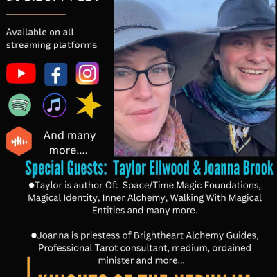 episode KOTN-S4E8 w/ Spiritual power couple Taylor Ellwood and Joanna Brook artwork