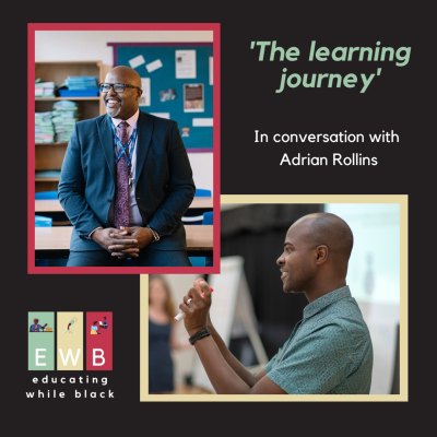 episode 'The learning journey', In conversation with Adrian R artwork
