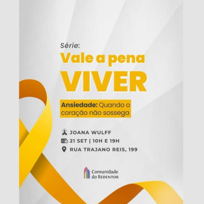episode Série Vale A Pena Viver - Ansiedade: Quando O Coração Não Sossega | Leonir Lohmann e Joana B. Wulff artwork