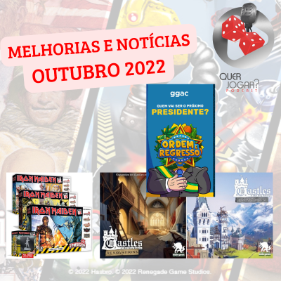 episode Quer Jogar? #71 - Melhorias e Notícias - Outubro 2022 artwork