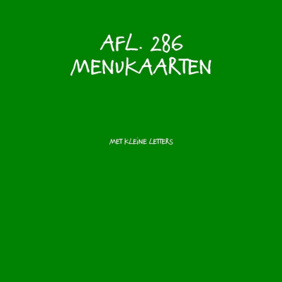 episode #286 - Menukaarten artwork