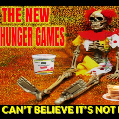episode Show sample for 8/8/25: THE NEW HUNGER GAMES - I CAN’T BELIEVE IT’S NOT BUTTER artwork