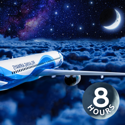 episode Fly Away with Relaxing Airways! | 8 Hour Airplane Sleep Sounds artwork