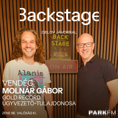 episode Backstage / Delov Jávor, vendég: Molnár Gábor a Park FM-en! 2025 artwork