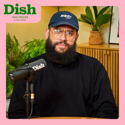 episode Jamali Maddix, spiced whole chicken with herby rice, ice cream and a Grüner Veltliner artwork