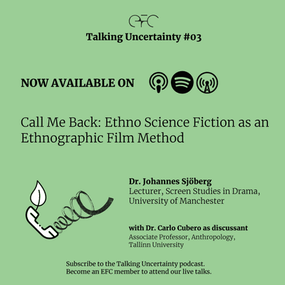 episode TU#03 - Call Me Back: Ethno Science Fiction as an Ethnographic Film Method by Dr. Johannes Sjöberg artwork